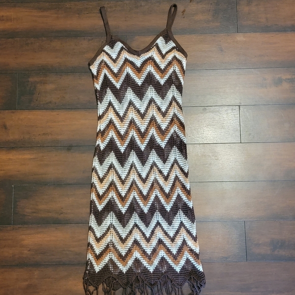 Almost Famous Crochet Midi Dress - Picture 3 of 6